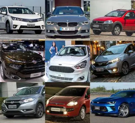 Os 20 carros mais vendidos de 2017